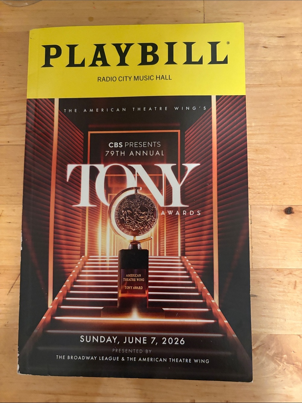 Playbill Tony Awards Program - 2026